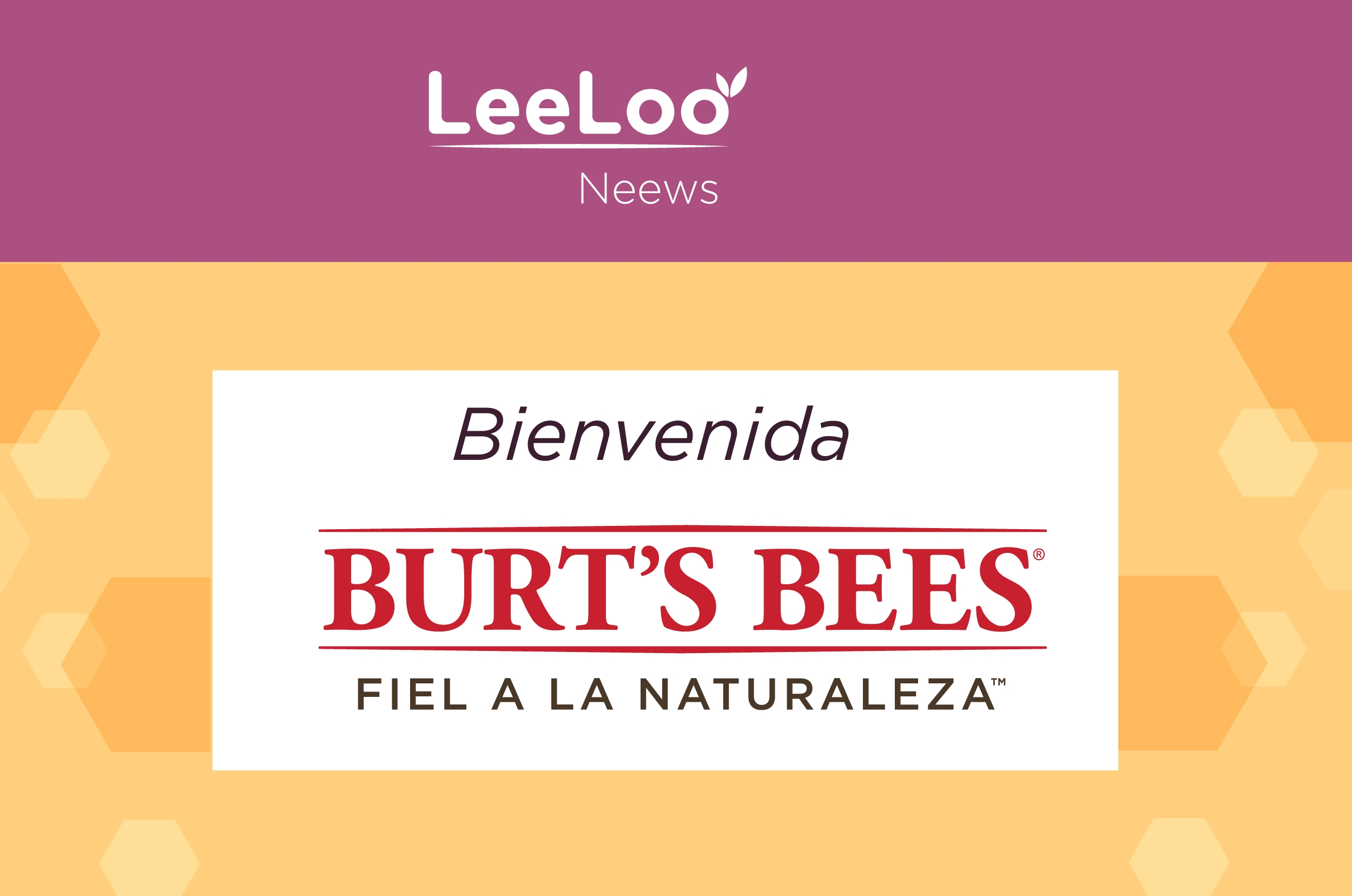 Bienvenida Burts Bees