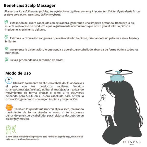 Scalp Massager modo de uso