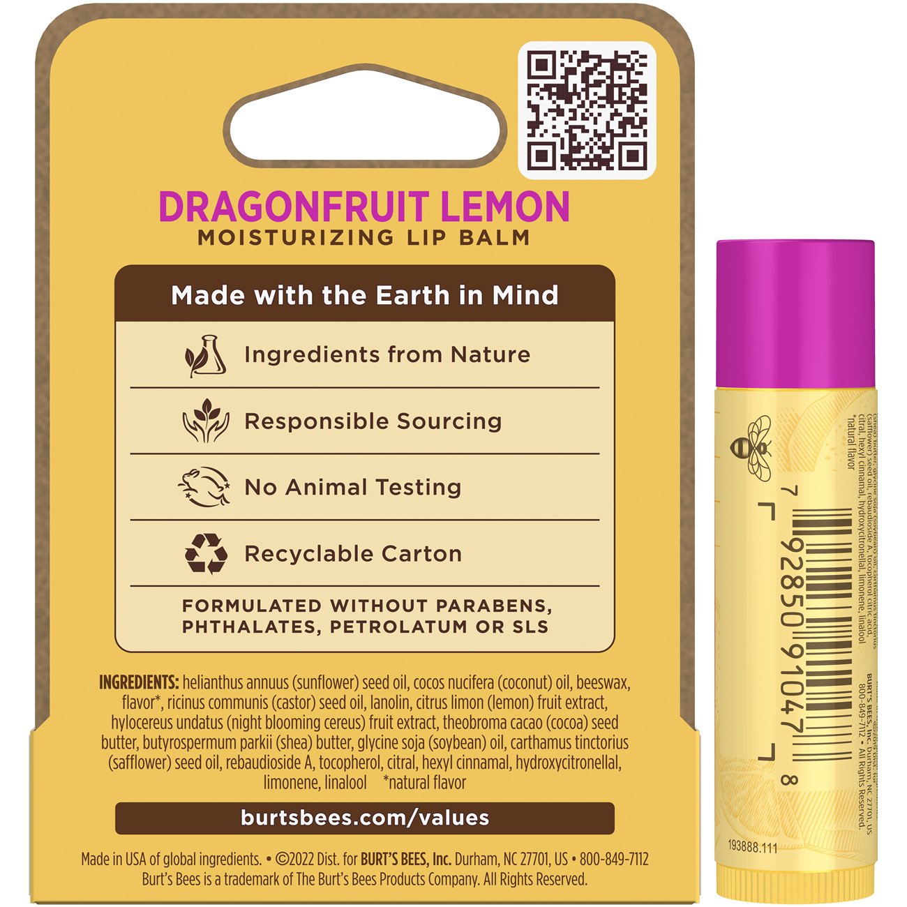 Bálsamo Labial Pitaya BURTS BEES - Imagen 4