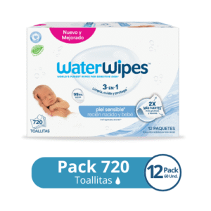 TOALLAS HÚMEDAS WATERWIPES X 720 UND BIODEGRADABLES (12x60)