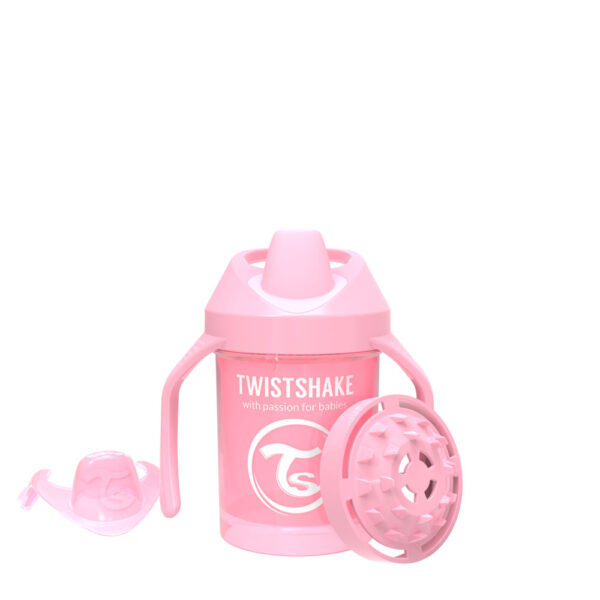 VASO MINI CUP 7OZ 4+MESES  TWISTSHAKE ROSA - Imagen 2