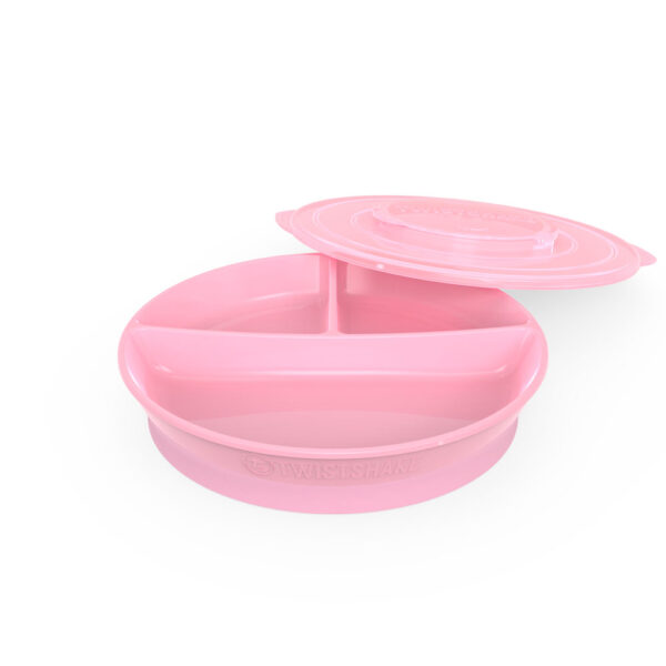 PLATO DIVIDIDO TWISTSHAKE 6+MESES ROSA