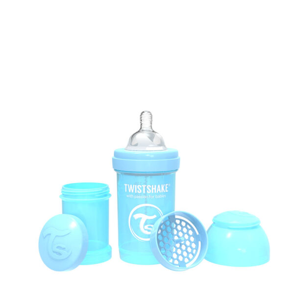 TETERO TWISTSHAKE ANTI-CÓLICO 6OZ 0+MESES AZUL