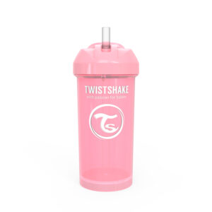 Vaso pitillo 360 ml rosa