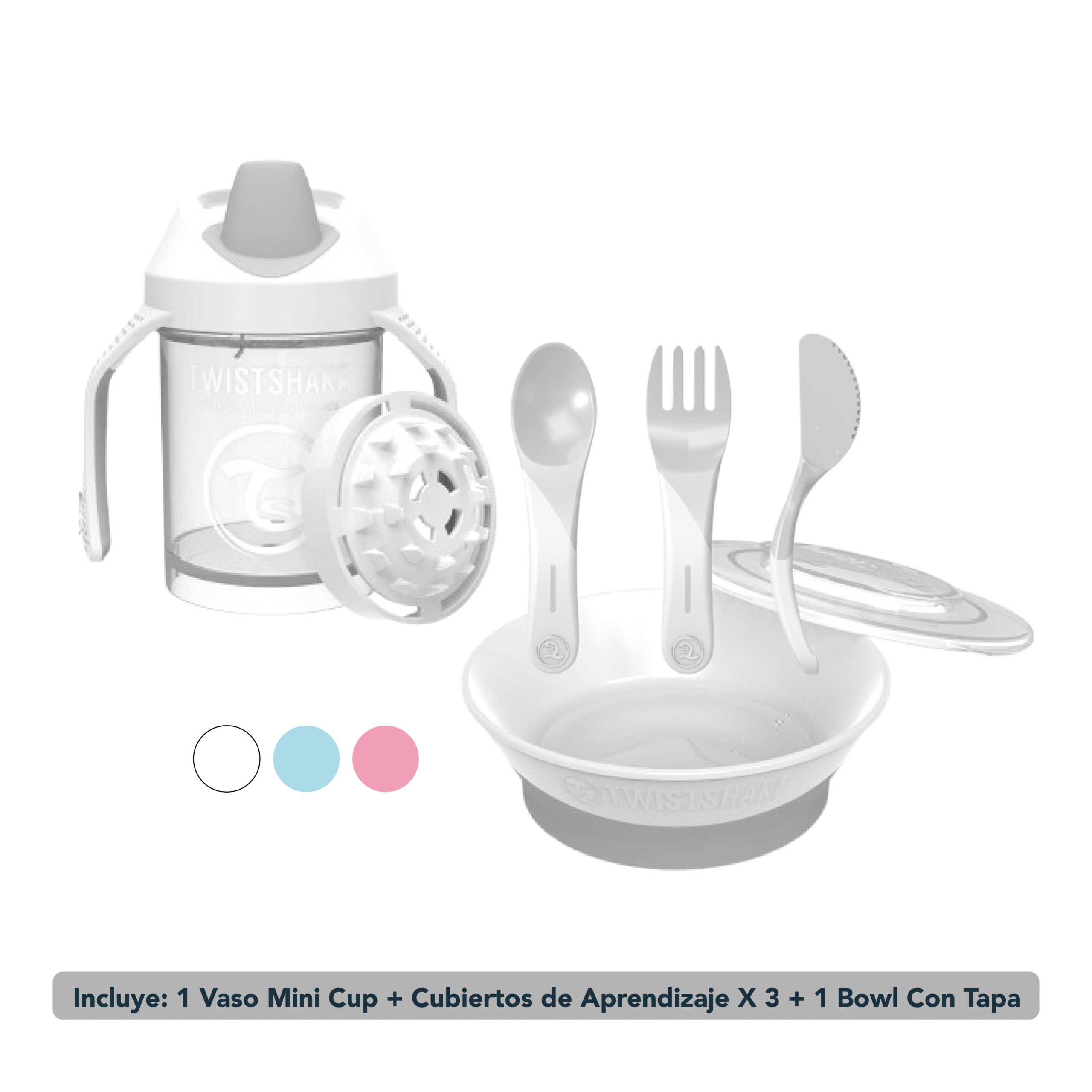 Set Lonchera Baby Blanco 1 Set Lonchera Baby Blanco