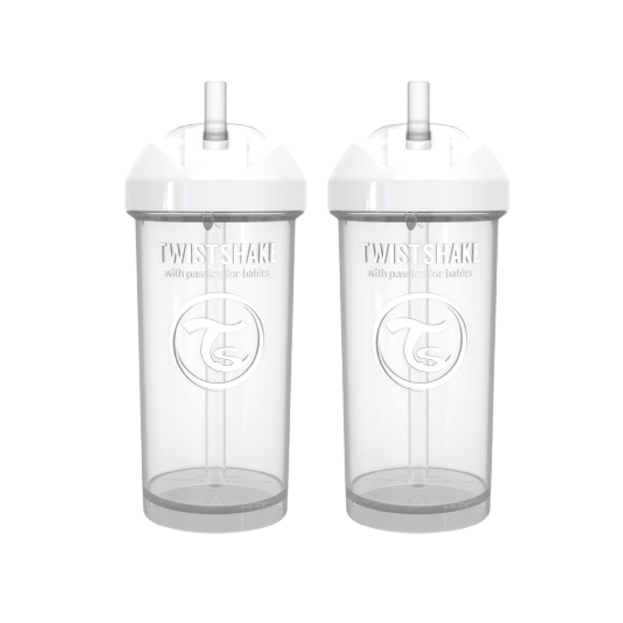 2 x 1 Vaso Pitillo en Blanco & Gris 3 2 x 1 Vaso Pitillo en Blanco & Gris - Imagen 3