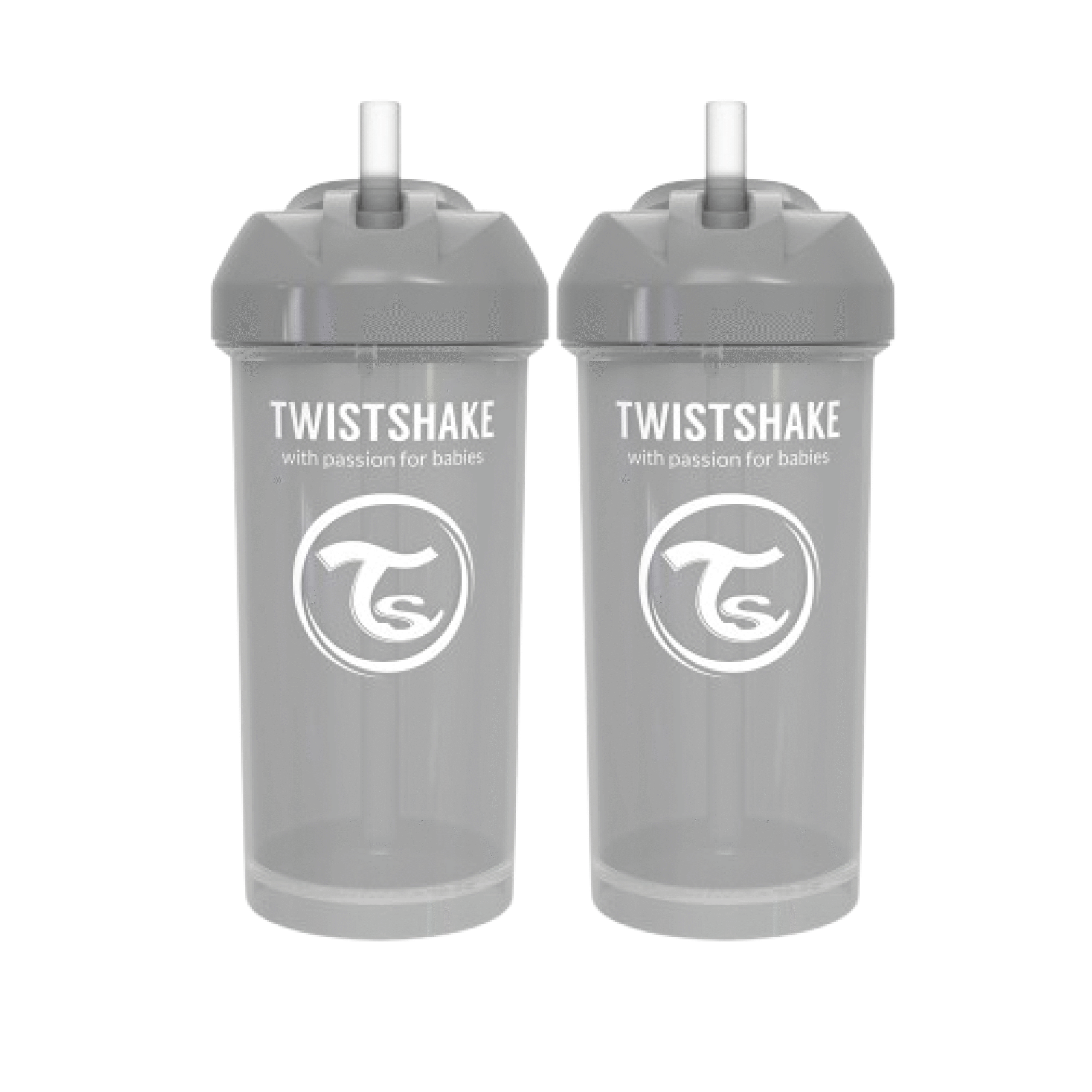 2 x 1 Vaso Pitillo en Blanco & Gris 2 2 x 1 Vaso Pitillo en Blanco & Gris - Imagen 2