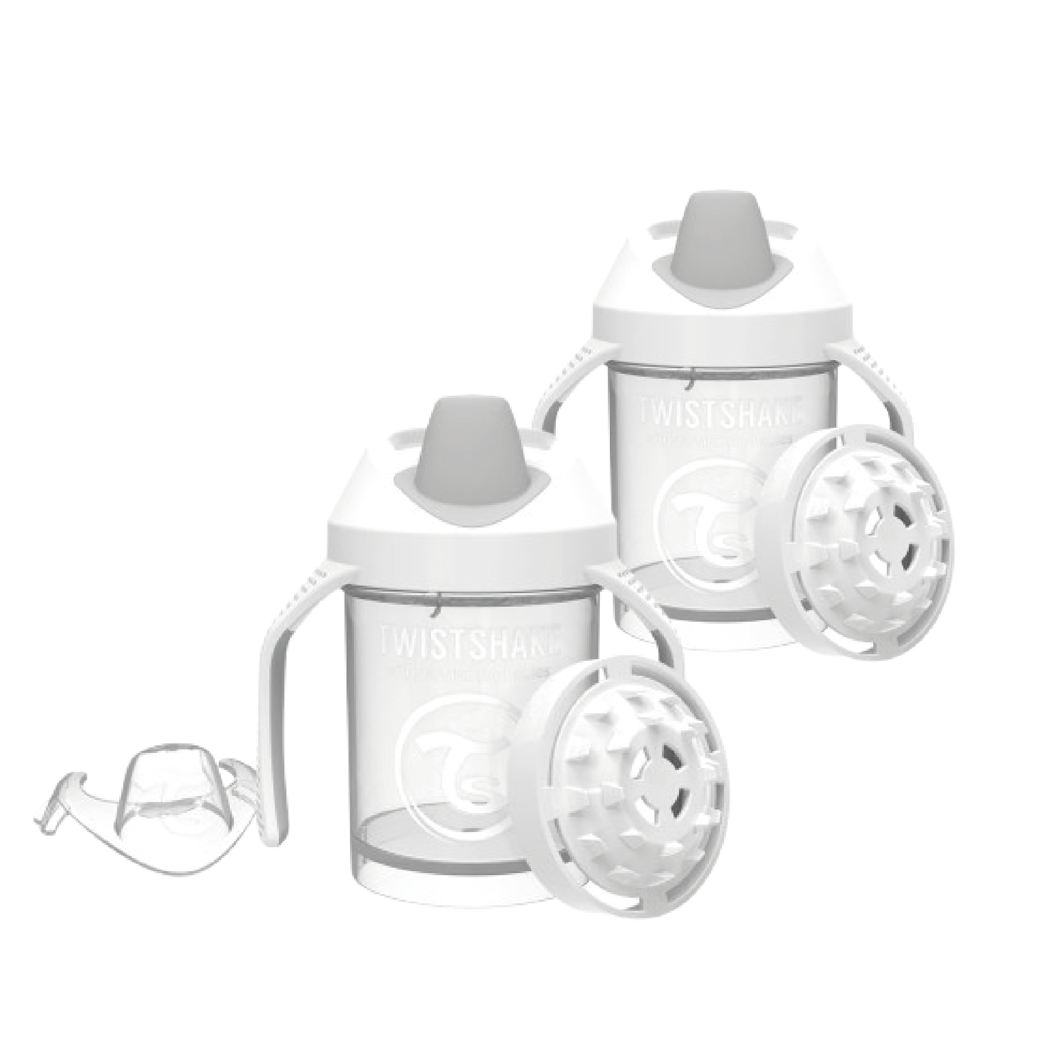 2 x 1 Vaso Mini Cup en Rosa y Blanco 3 2 x 1 Vaso Mini Cup en Rosa y Blanco - Imagen 3