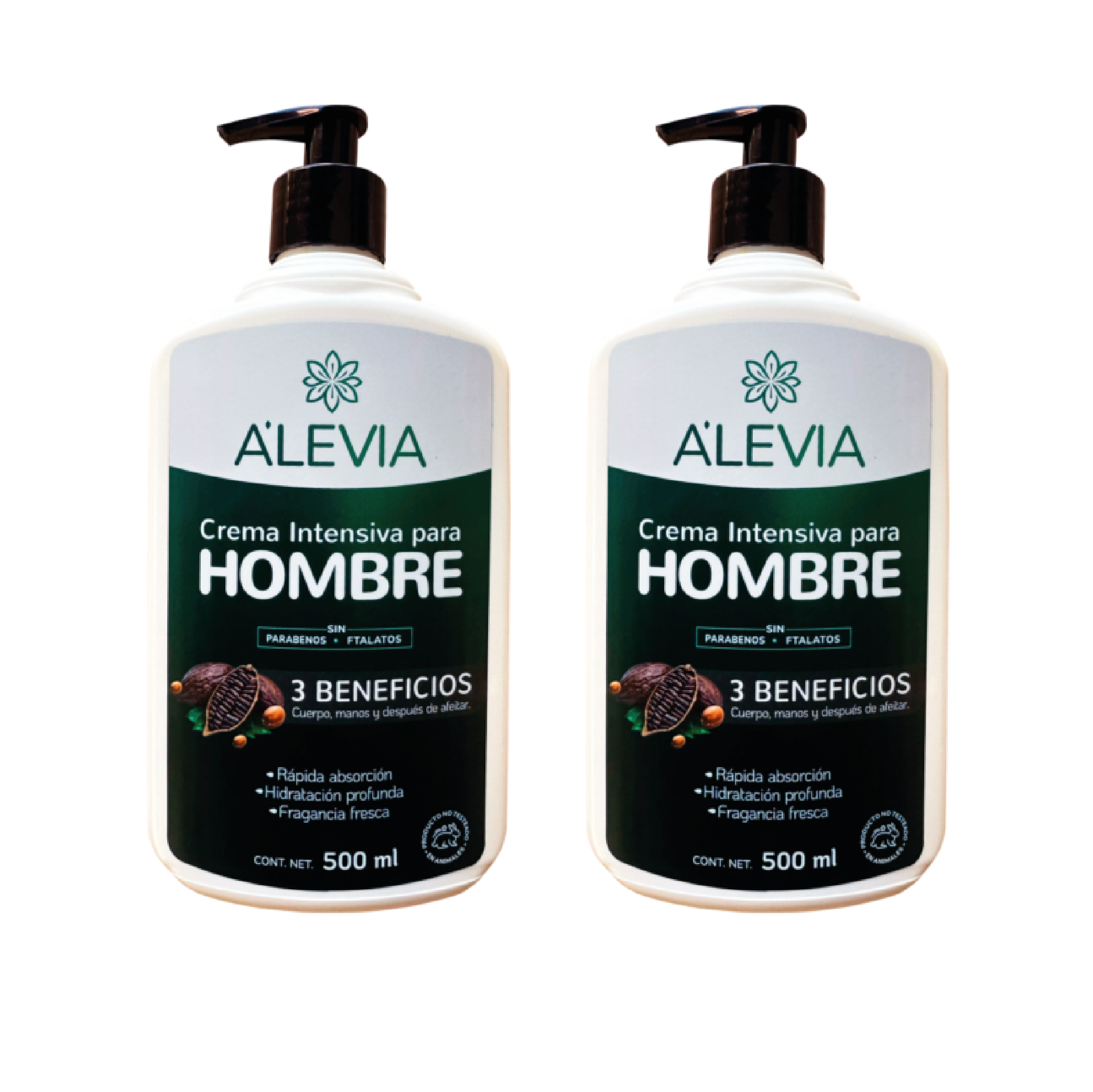 2X1 CREMA INTENSIVA PARA HOMBRE X 500 ML 1 2X1 CREMA INTENSIVA PARA HOMBRE X 500 ML